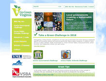 Tablet Screenshot of gogreenva.org